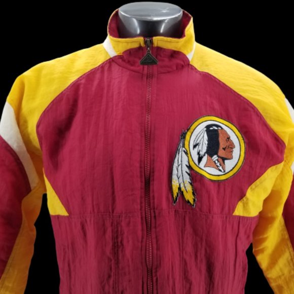 Vintage 90s Washington Redskins Apex One Jacket/Pants Puffer  NFL  Zip Sz S/M - Picture 3 of 15